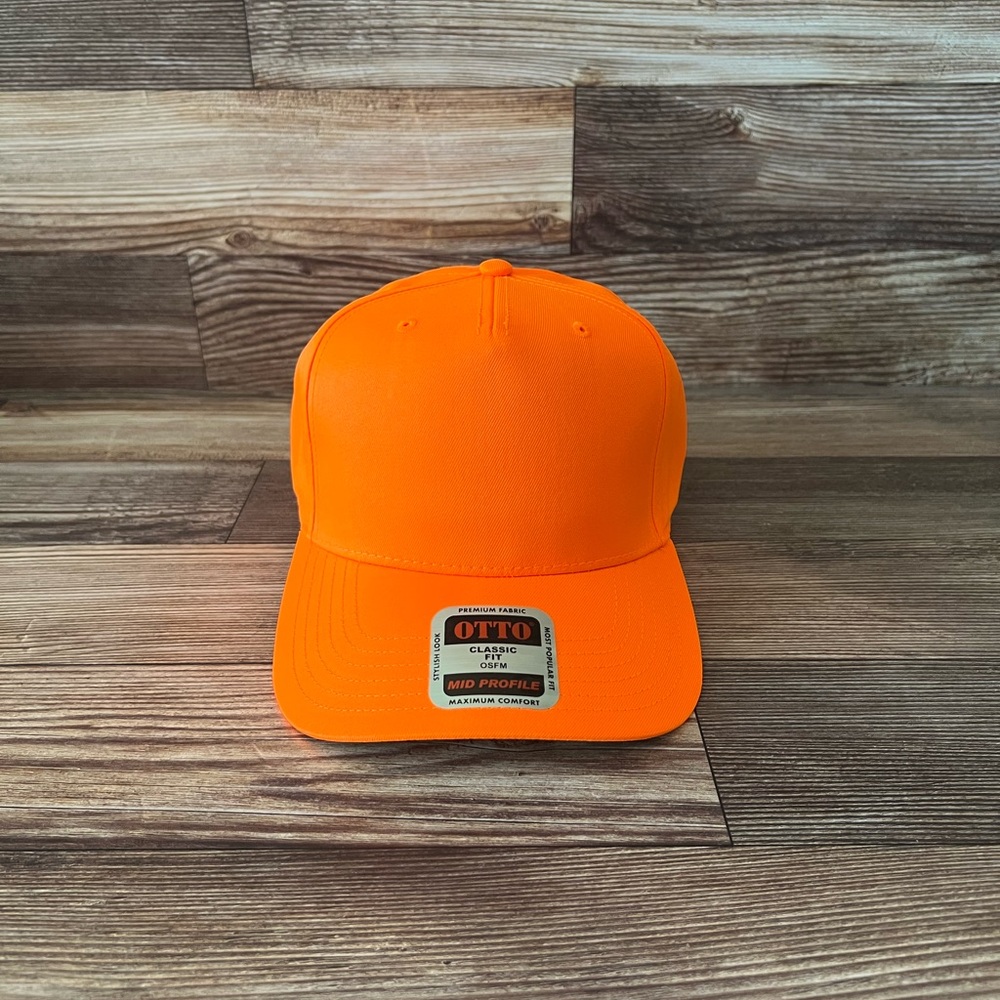 Neon Orange Baseball Hat